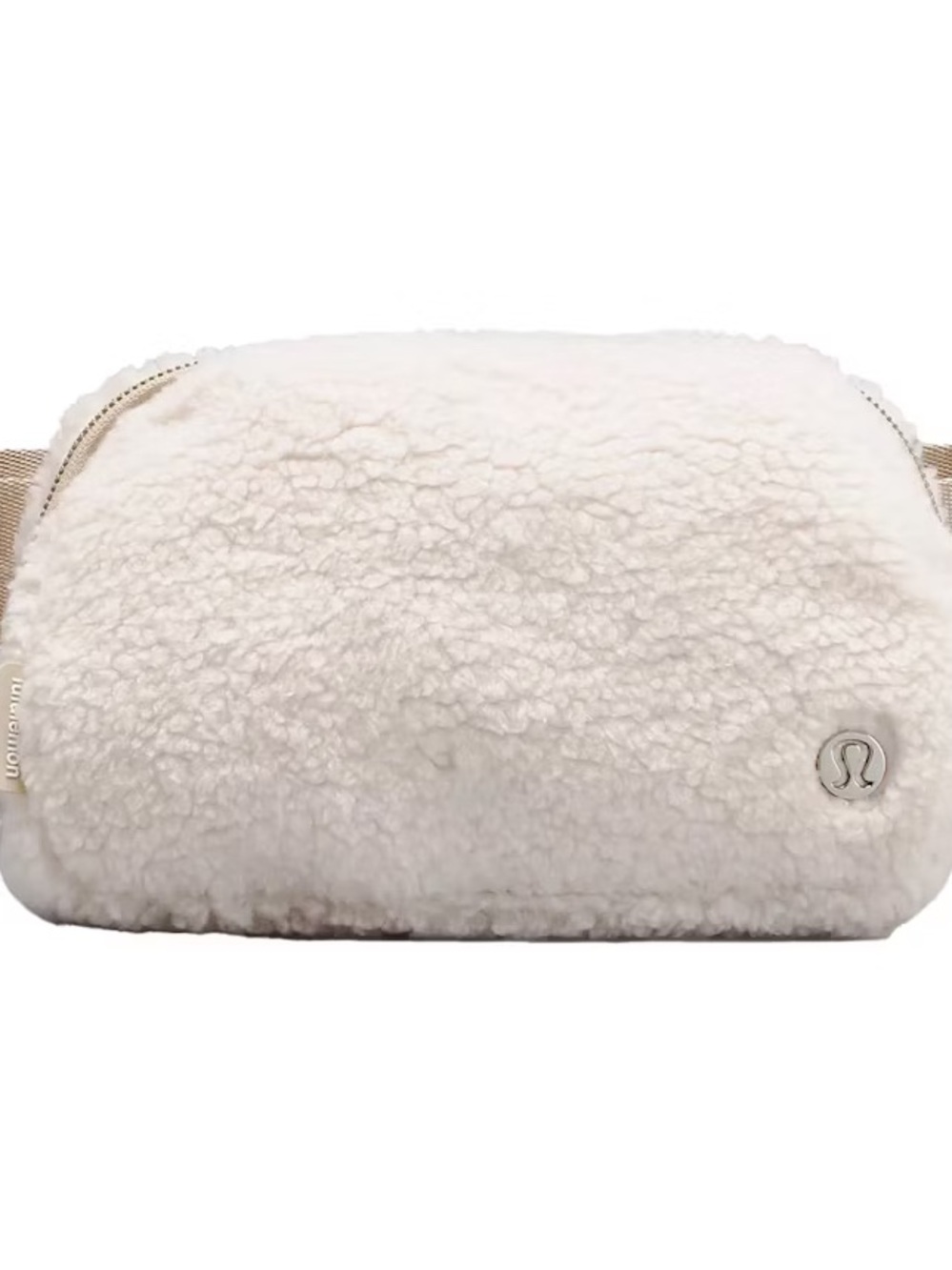 lululemon athletica White Fleece Sherpa Belt Bag